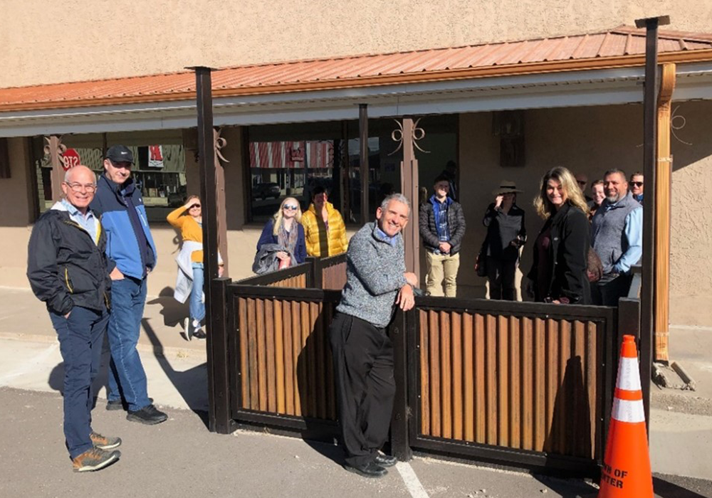 On site D-PRAT members with Downtown Colorado Inc., Center officials, and community members. Credit: Bradley Wolf