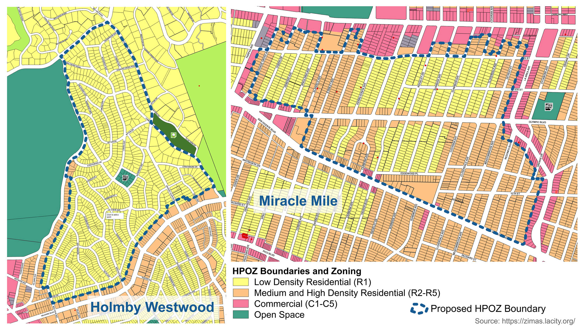 JAPA Blog September 11, 2025 Figure 2 Figure 2: Zoning designations of lots in each neighborhood's proposed historic district.