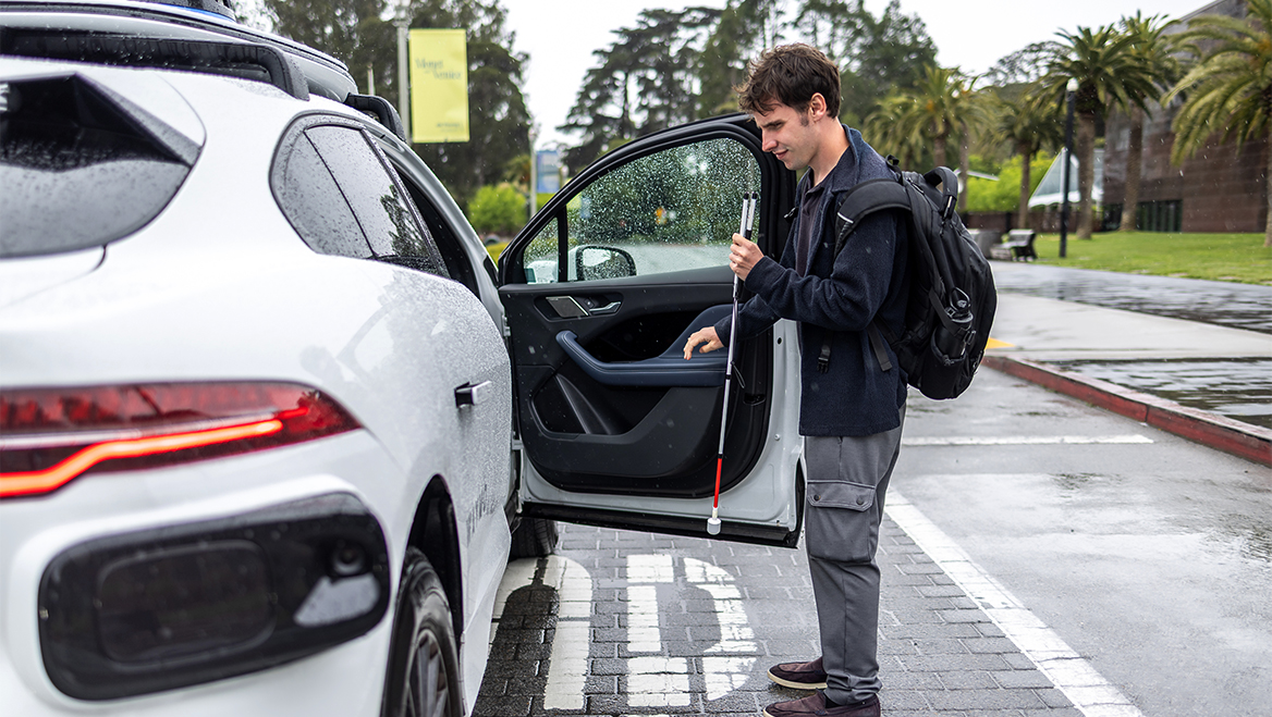 Planning July 2026 As Robotaxis Arrive Cities Face A New Transportation Challenge image 02 AVs may boost mobility for seniors and people with disabilities, including the visually impaired. Photo by Rachel Bujalski/The New York Times.