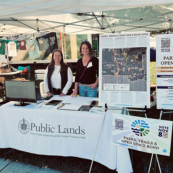 A Salt Lake City event educated the community about a ballot measure for parks, trails, and an open space bond. Photo by Intrepid Agency.