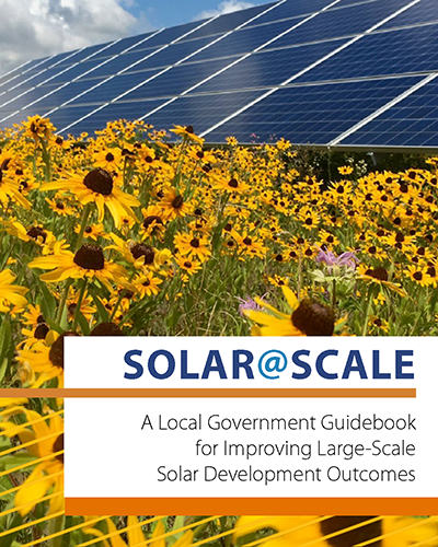 Cover of Solar@Scale guidebook.