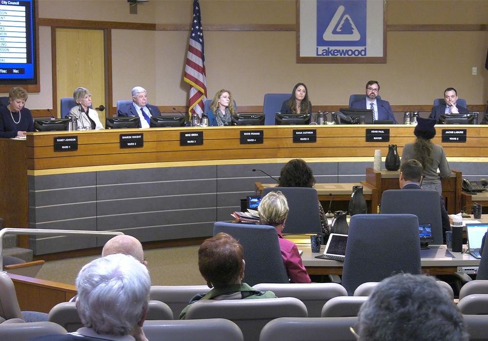 A web-based platform enables Lakewood residents to participate in the planning commission’s public hearings without being present at the live meetings.
