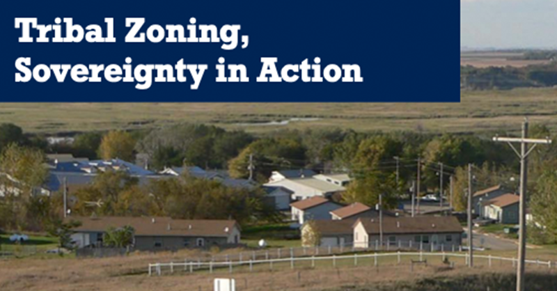 Zoning regulations for tribal housing development