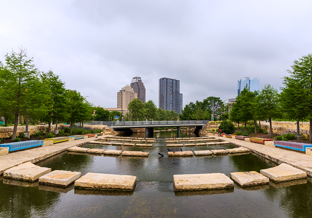 San Pedro Creek Park in San Antonio, Texas. Photo: iStock/Getty Images Plus - Faina Gurevich