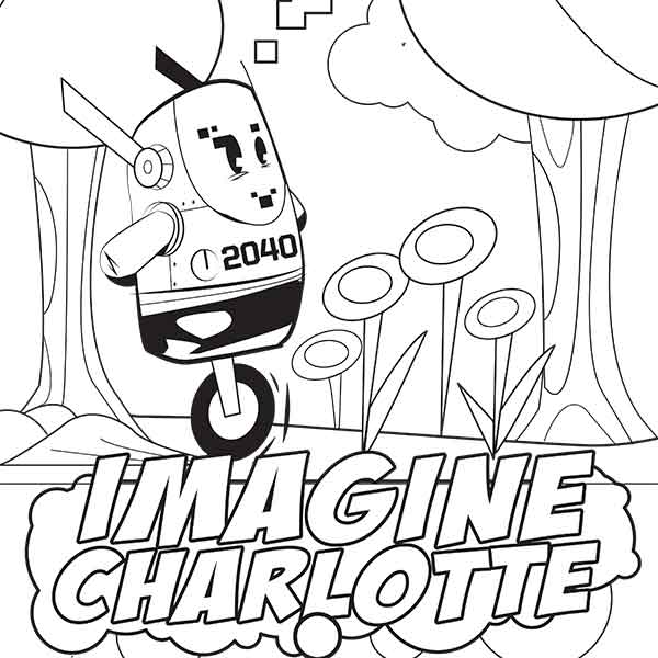 Local artist Marcus Kiser created coloring pages and a video. Courtesy of the artist.