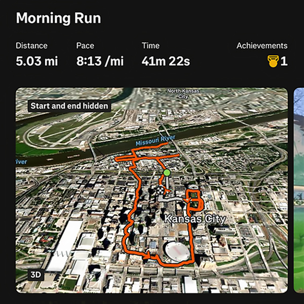 Planning July 2025 Planning on the Run: How Running Transformed My Perspective on Cities and Towns Barber tracks his near-daily habit, often logging more than 50 miles a week. Image courtesy of Robert Barber, FAICP.