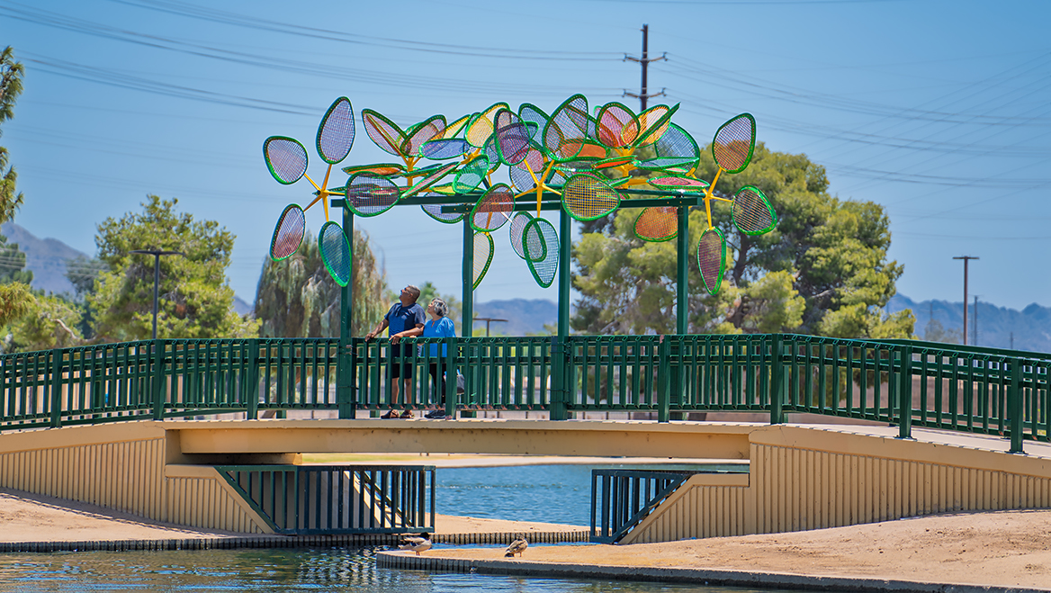 Six ways planners can combine vegetative and built shade to improve comfort and safety on the ground.