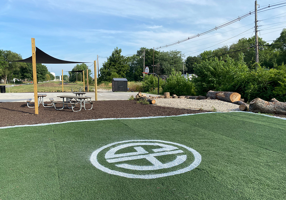 Hedge POP! Park in Champaign, Illinois. Photo courtesy of City of Champaign.