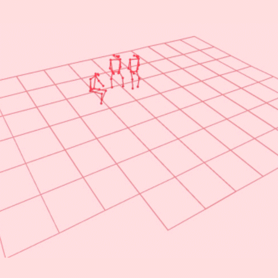 Detection models process GoPro camera images and visualize bench users as stick figures. Images courtesy of MIT Civic Data Design Lab.