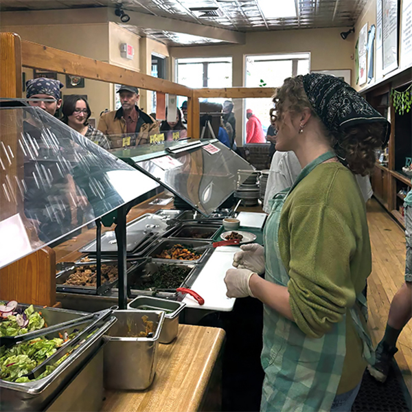 F.A.R.M. Cafe, in Boone, North Carolina, offers healthy no- or low-cost meals. Photo courtesy of F.A.R.M. Cafe.