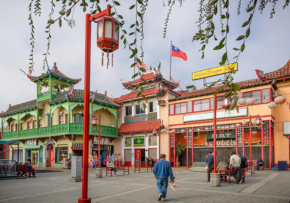 A photo of LA Chinatown's Central Plaza. PC: Stephen Schafer