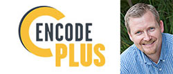 combined image of enCode Plus logo and Bret Keast, AICP headshot for June 2022 sponsored blog post