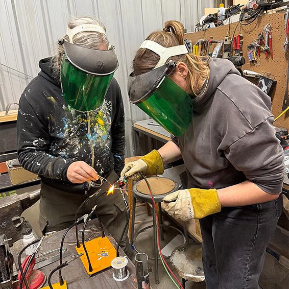 The Ithaca Generator warehouse hosts open houses for the community to see their woodshop, metal shop, ceramics kilns, pottery wheels, and more.