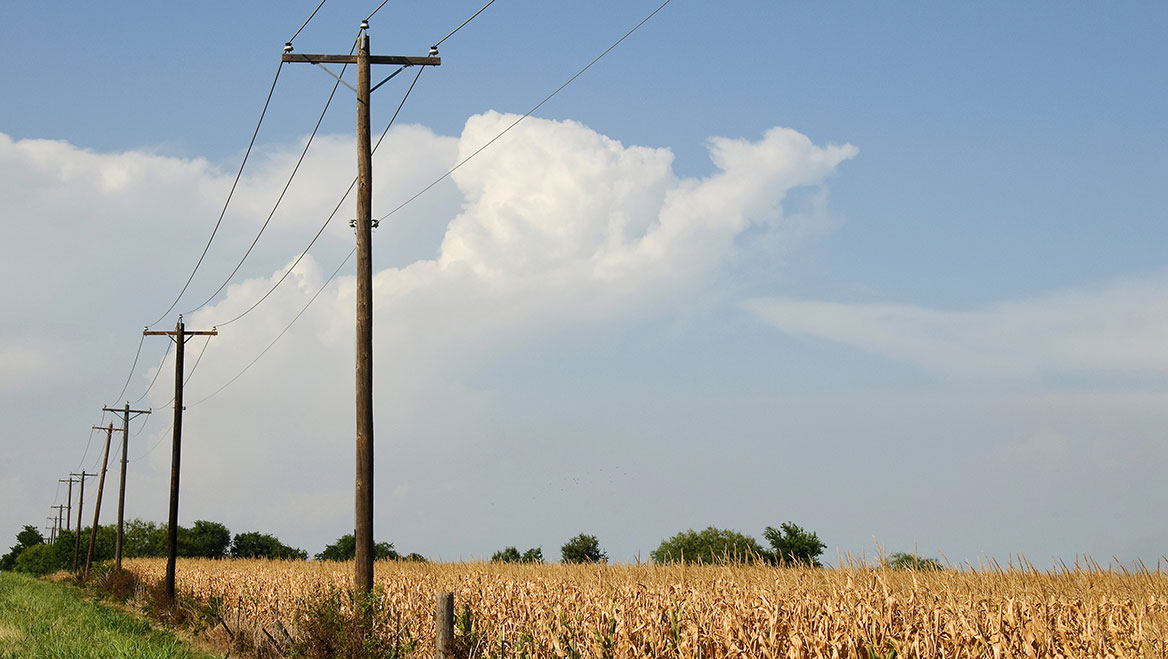 In Texas, lawmakers tagged $75 million to ensure older, deficient utility poles are replaced. Photo by DHuss/Stock/Getty Images Plus.