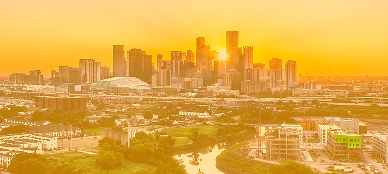 Houston skyline homepage sub feature