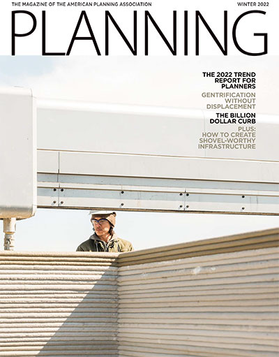 Planning magazine cover