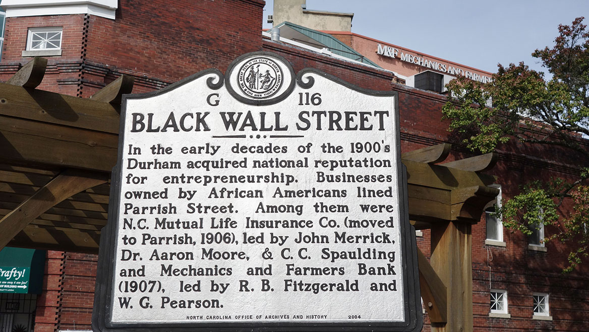Inspired by the tradition of Durham’s Black Wall Street, the city has launched a pilot program with 10 legacy businesses. A recent survey revealed 70 African American-owned businesses operating for more than 20 years in the city. Photo by zimmytws/iStock Editorial/Getty Images Plus.