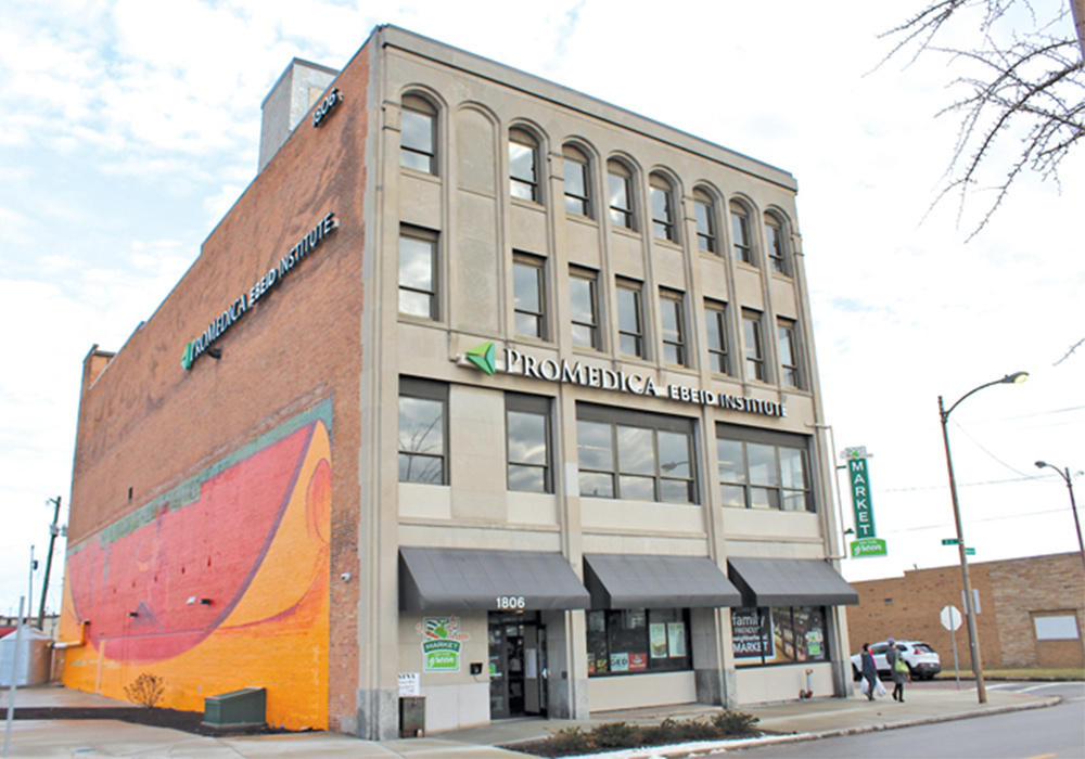 Ebeid Market on the Green complete and ready for business. The grocery store was a direct implementation item of the 2013 Neighborhood Plan and a cornerstone of the Ebeid Neighborhood Promise. Photo Credit: Toledobiz.com