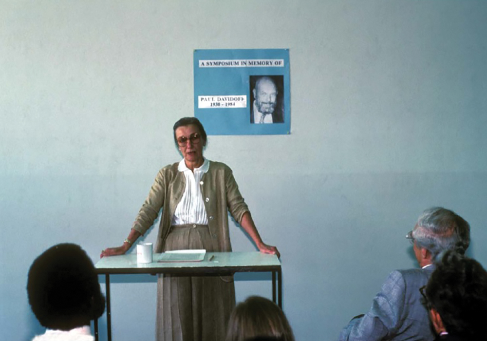 Margarita McCoy often participated in public forums, conferences, and symposiums