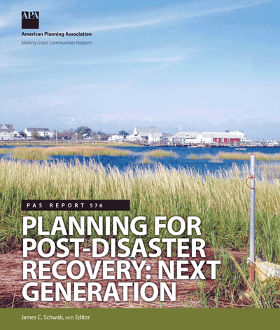 Planning for Post-Disaster Recovery: Next Generation