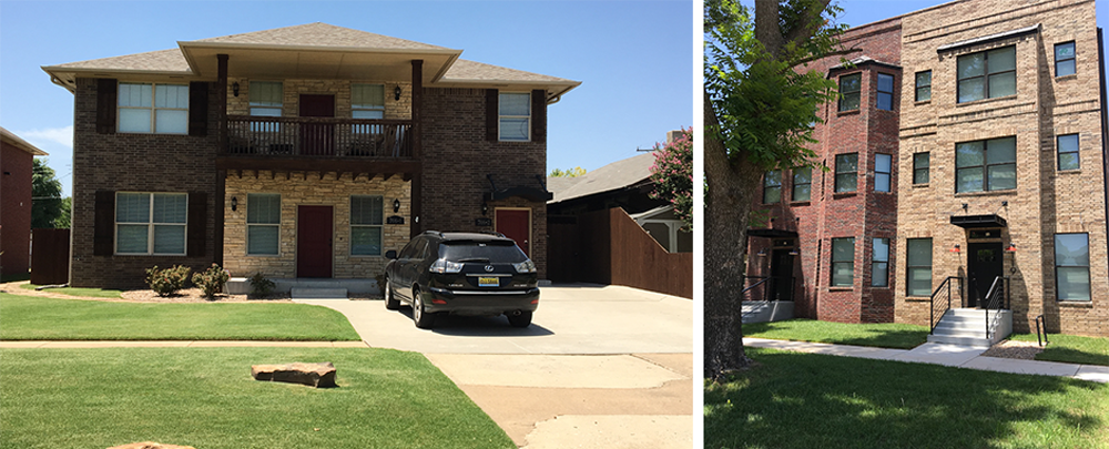 Duplexes built before (left) and after code adoption (right)