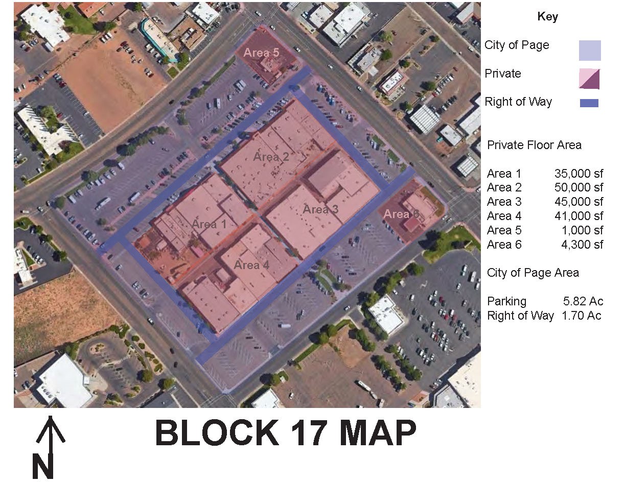 A close up of block 17 for the 2018 CPAT in Page, Arizona.