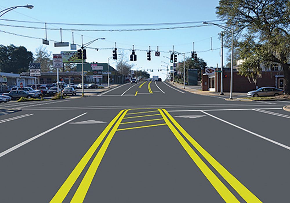 What a 2040 streetscape transitioning to AV use could look like