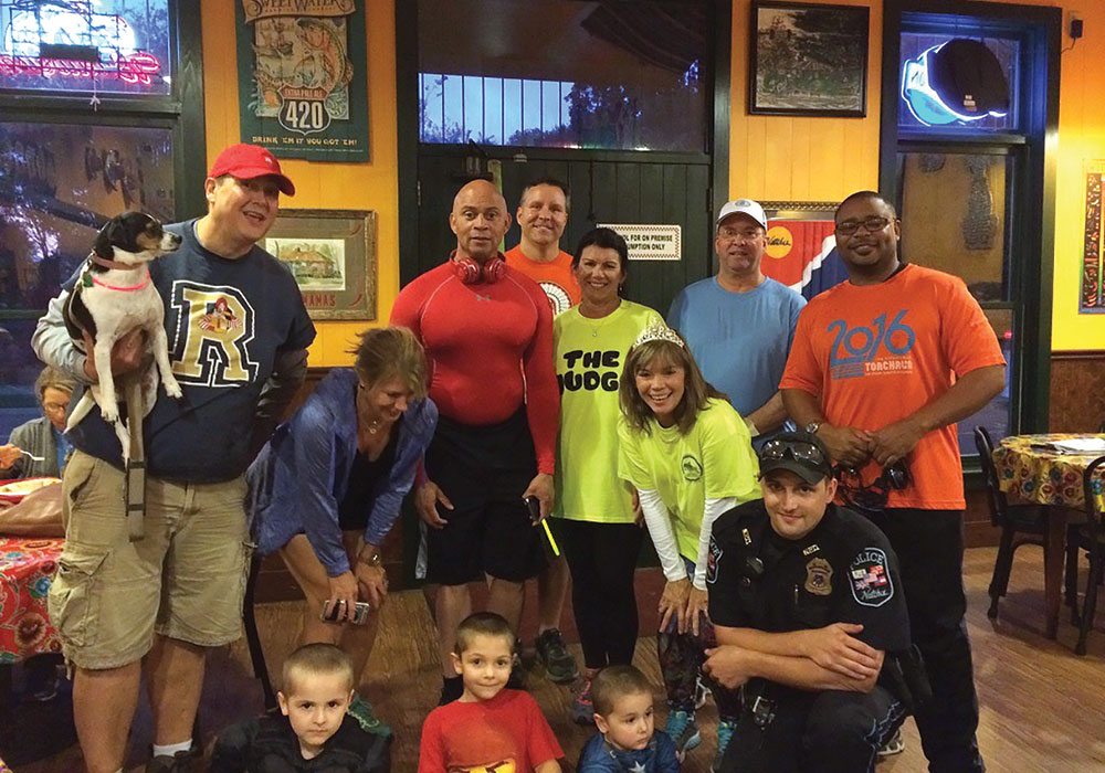 Fat Mama's Restaurant sponsored a 5K to raise money for the downtown plan