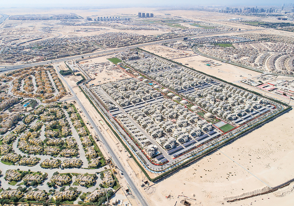 The Sustainable City is a dense, mixed use , solar-powered residential community striving for net-zero energy. Photos by Luca Locatelli/Institute.