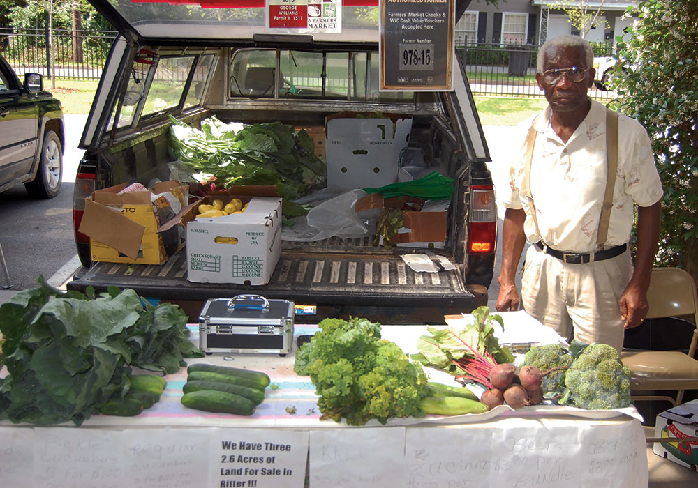 Grower George Williams sells at the farmers market. Photo by Matt Maredell/courtesy Colleton County.