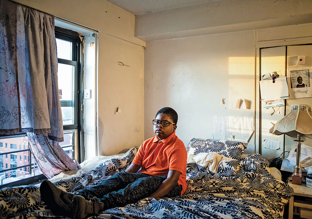 When lead was detected in this apartment, home to an 11-year-old boy and his family, the New York Housing Authority disputed the findings — along with 95 percent of all instances of lead reported in its housing between 2010 and 2018. Photo by Kholood Eid/The New York Times