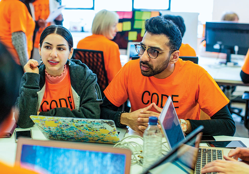 Coding isn’t a prominent part of the curriculum in planning schools; most planners take classes later or learn on their own when their job requires it. See the next page for a list of some of the most useful coding languages for the profession. Photo by Derek Meijer/Alamy Stock Photo.