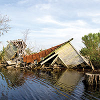 Hurricane Katrina in 2005