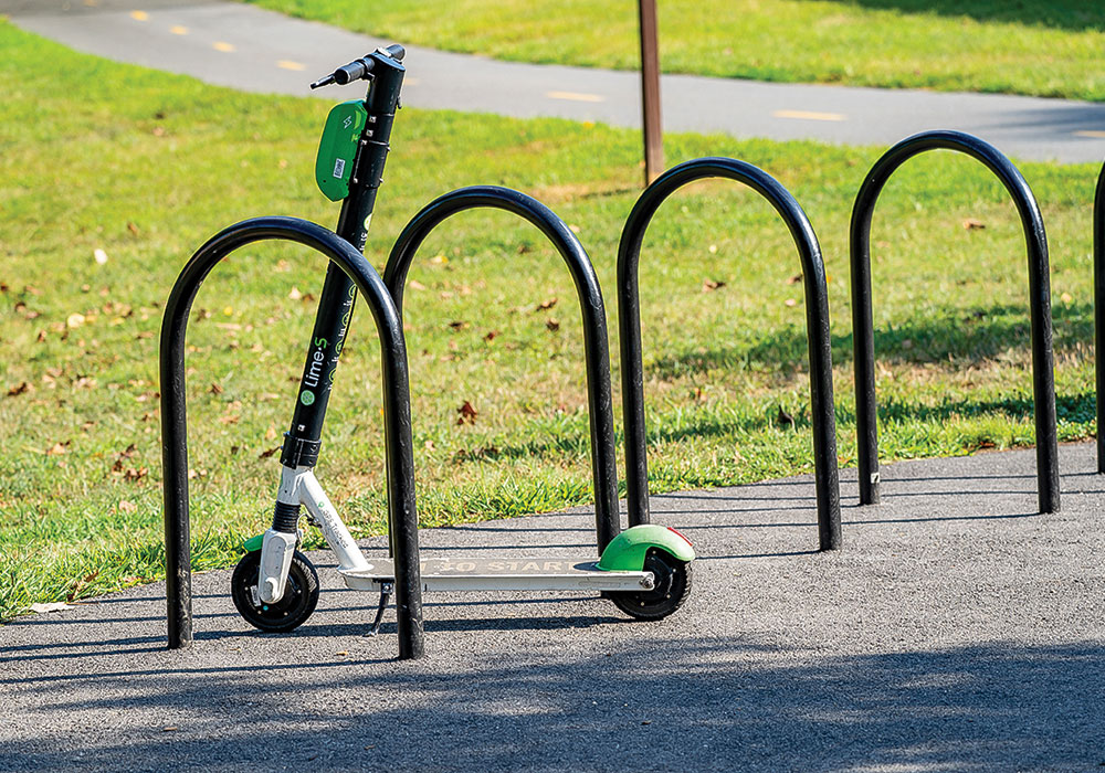 As scooter use slowed during the pandemic, Lime drastically reduced its global fleet. Photo by Melissa Kopka/iStockeditorial/Getty Images Plus.