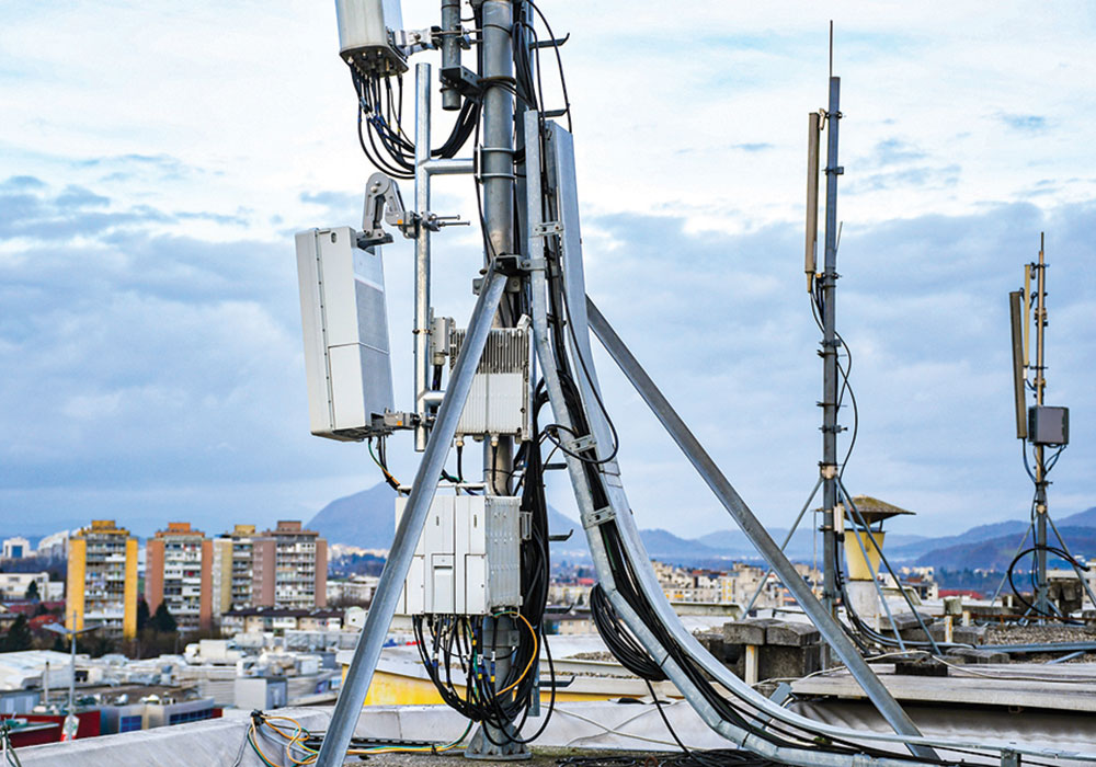 5G Installation Option: On a rooftop. Photo by TProduction/iStock/Getty Images Plus.