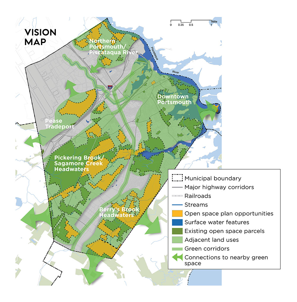 Map by Elizabeth Kelly, Resilience Planning & Design, for City of Portsmouth, New Hampshire.