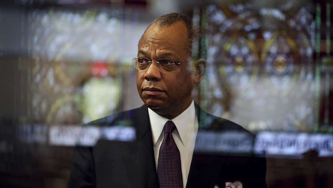 Reverend Doctor Calvin Butts, III, in 2013. Photo by Marcus Yam/The New York Times.