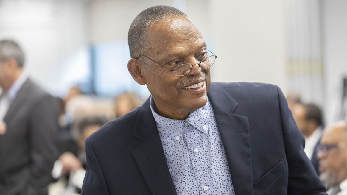 William Wilson in 2019. Photo by Kris Snibbe/Harvard University.