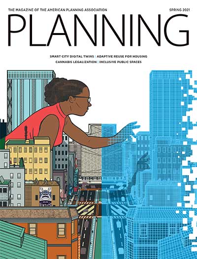 Planning magazine cover