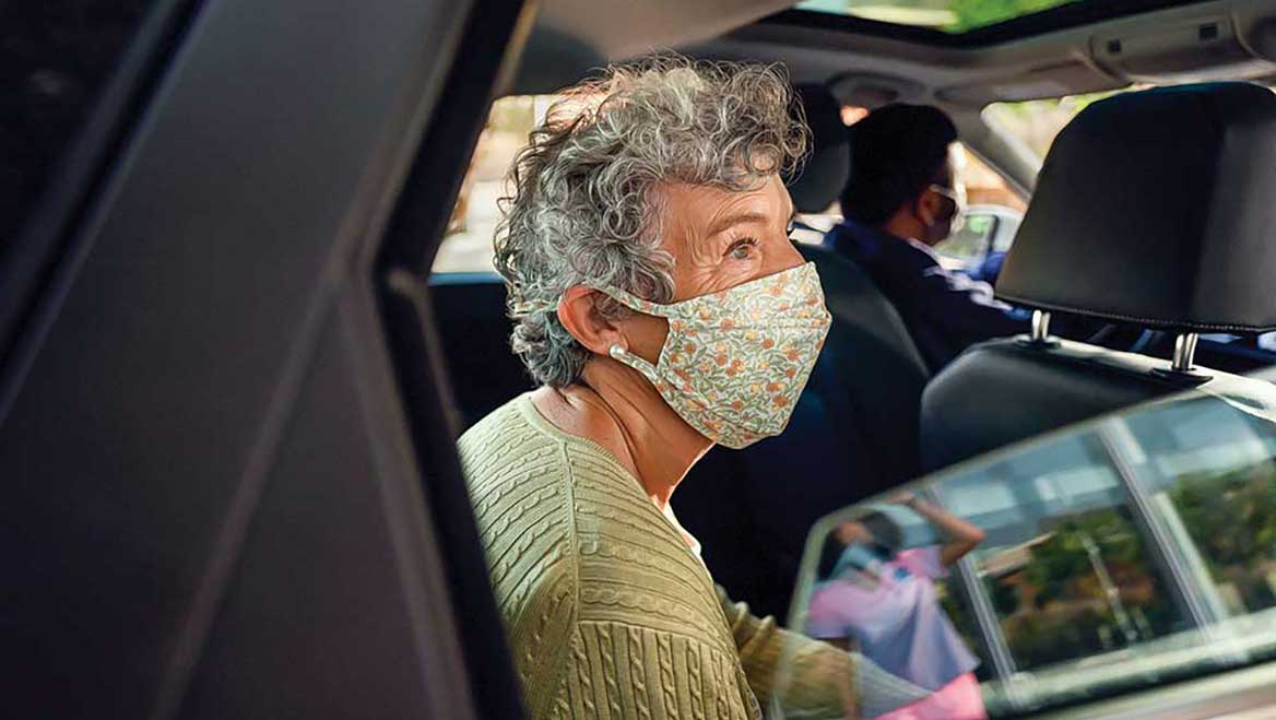 In December, Lyft joined a corporate partnership to provide free rides to vaccination sites for low-income and at-risk people. Photo courtesy Lyft