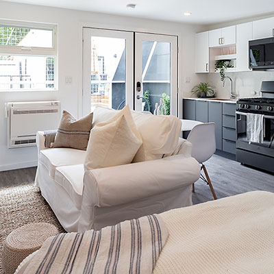 1,158%: The increase in ADU permits California cities issued from 2016, the year before pro-ADU legislation  
was passed at the state level, to 2019. Source: California Dept. of Housing & Community development.; buildinganadu.