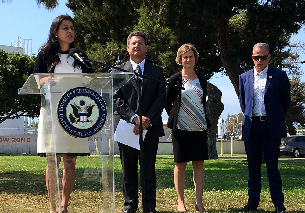 U.S. Representative Nanette Barrag&aacute;n held a press event at the Port of Los Angeles recently to call attention to the Outdoor Recreation Legacy Partnership Program Act of 2017, a bill endorsed by APA that protects future funding for the urban parks in communities across the country. APA California's Marc Yeber spoke at the event on the essential role parks play in the fabric of local communities.