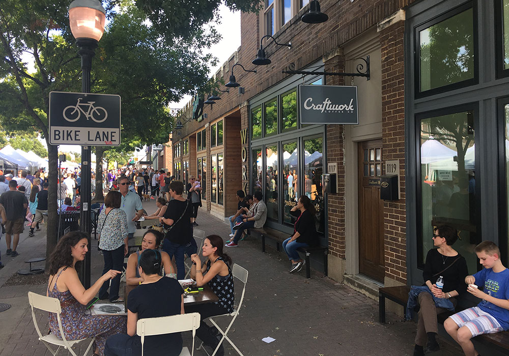 Pin by Lauren Wardwell on Poly Heights in 2021 Bike lane, Street view
