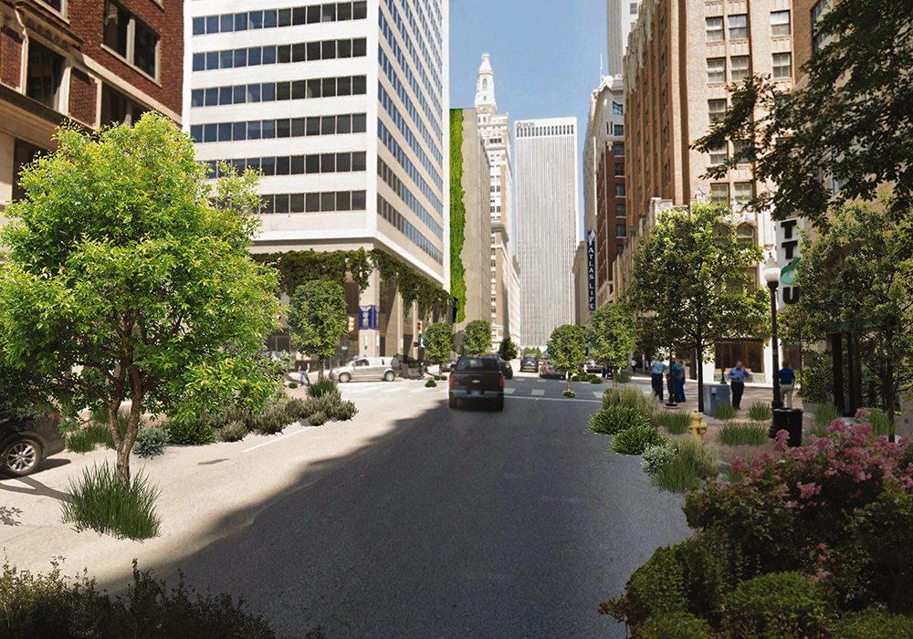 Figure 4: Visualizing the transgressive urban forest at SUNY Buffalo North Campus and in downtown Tulsa.