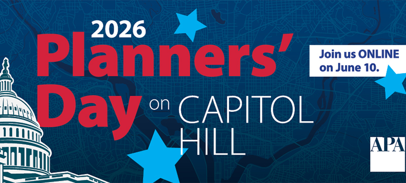 Planners' Day on Capitol Hill banner