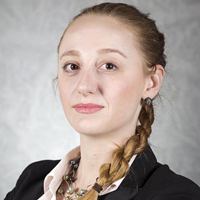 Headshot of Amber Woodburn McNair.