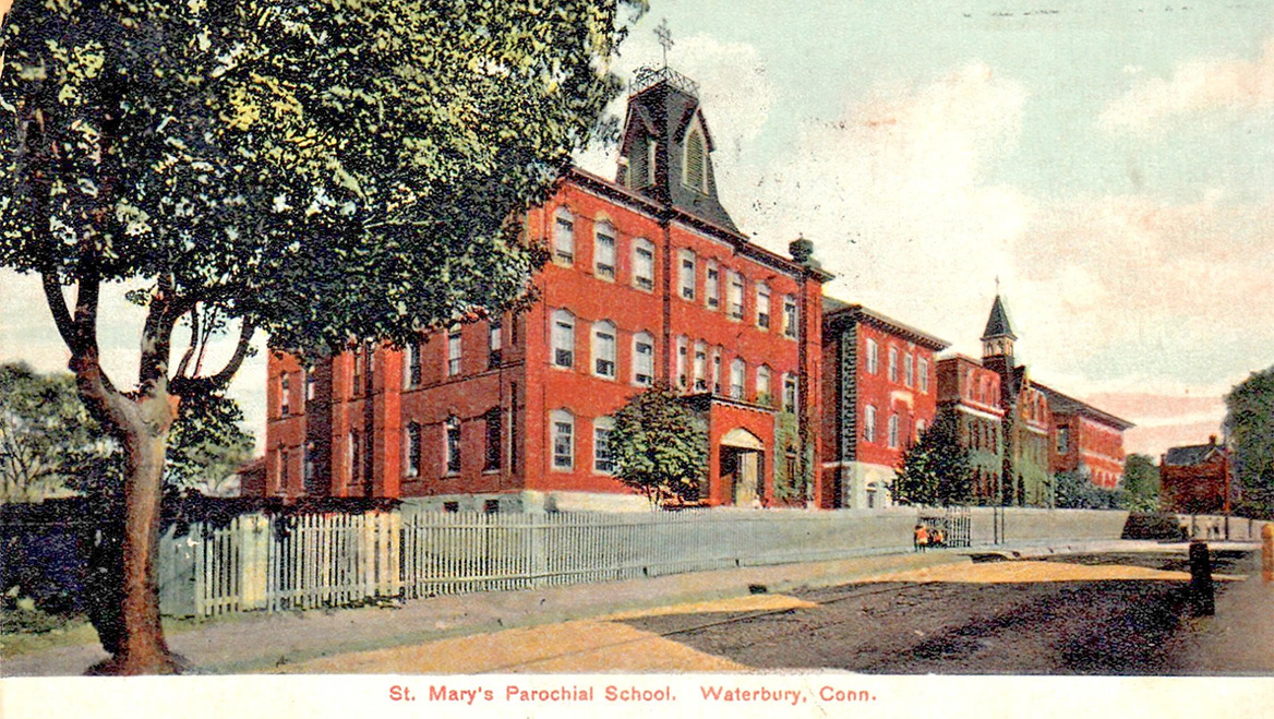 St. Mary School, the first Catholic school in Waterbury, Connecticut, built in 1888, will soon fill a need for workforce housing to support its namesake hospital down the block.