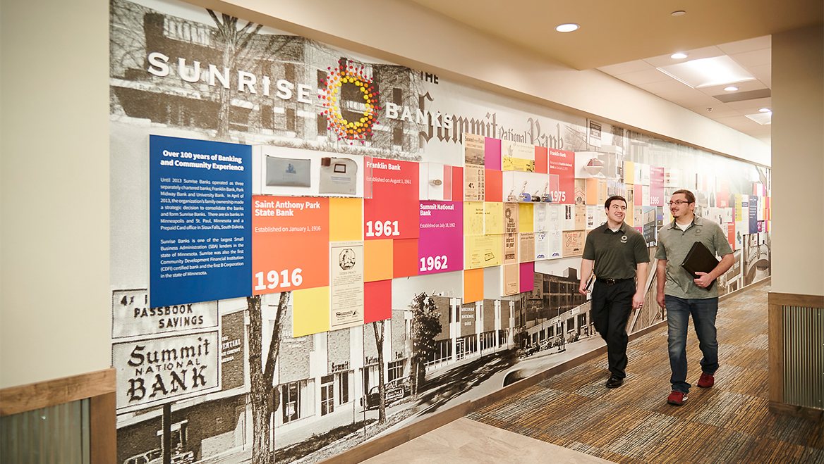 Sunrise Banks, operating since 1916, has allocated NTMC financing for projects along St. Paul's University Avenue corridor, such as a former furniture showroom and warehouse turned mixed-used space, featuring FilmNorth, a community-oriented media arts center. Photo courtesy of D/O Architects; Sunrise Banks.