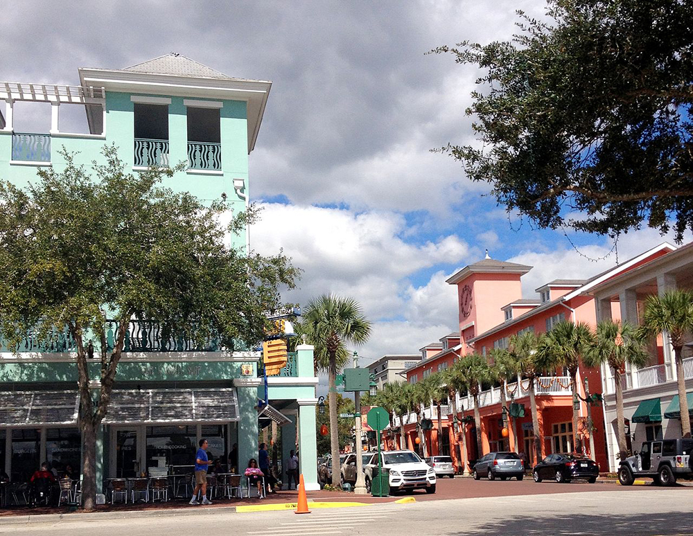 Celebration, Florida, is an example of traditional neighborhood development.