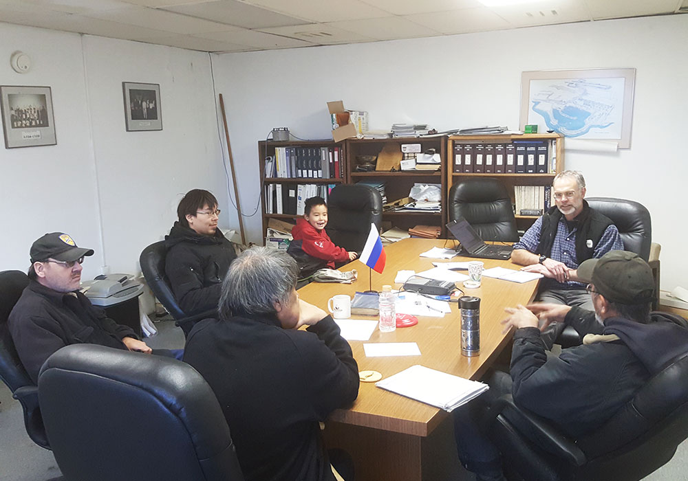 Meeting with Tribe and City leaders and Will Trousdale, lead project planner.